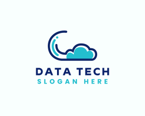 Database - Database Cloud Network logo design