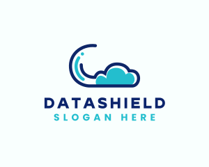 Database Cloud Network logo design