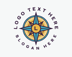 Navigation - Compass Navigation Expedition logo design
