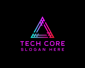 Tech Triangle Company logo design