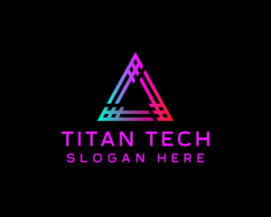 Tech Triangle Company logo design