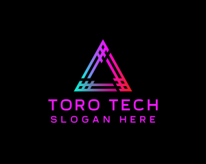 Tech Triangle Company logo design