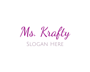 Casual Elegant Handwriting Logo