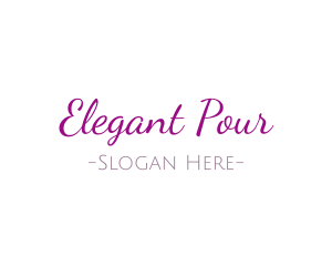 Casual Elegant Handwriting logo design