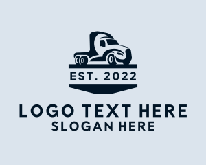 Transport - Truck Express Driver logo design