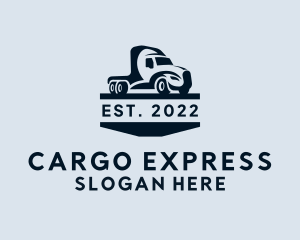 Truck Express Driver logo design