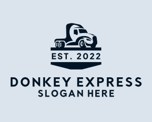 Truck Express Driver logo design