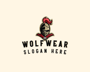 Medieval Knight Helmet Logo