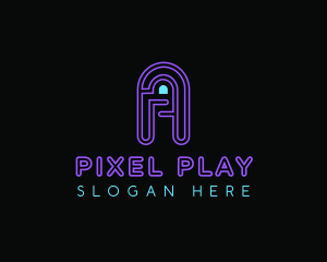 Arcade - Arcade Game Neon logo design