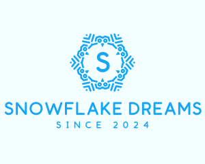 Winter - Cool Winter Snowflake logo design