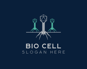 Microorganism - Virus Bacteria Organism logo design