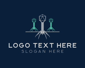 Microorganism - Virus Bacteria Organism logo design