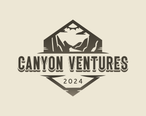 Canyon - Mountain Path Travel logo design