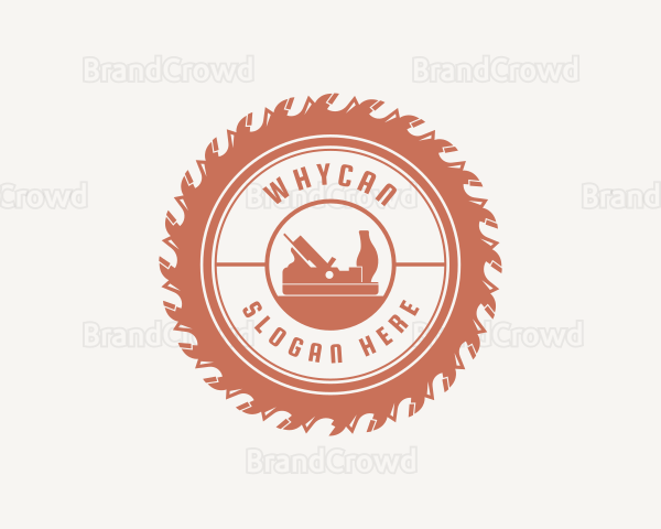 Circular Saw Woodworking Logo