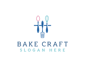 Kitchen Utensils Cooking logo design