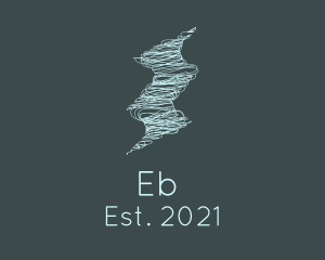 Electric - Scribble Twister Lightning logo design