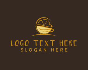 Tearoom - Latte Coffee Cafe logo design