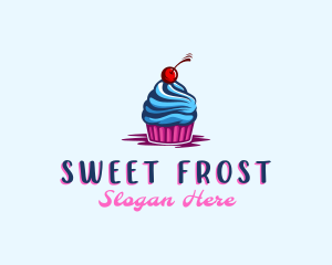 Icing - Sweet Cupcake Cherry logo design