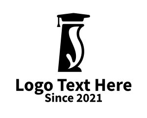 Academic - Academic Penguin Graduate logo design