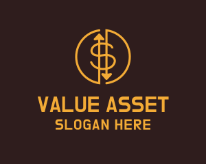 Asset - Dollar Arrow Coin logo design