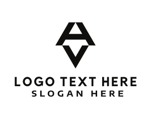 Streetwear - Professional Business Letter AV logo design