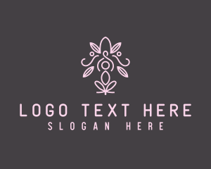 Fitness - Yoga Meditation Spa logo design