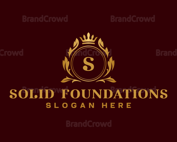 Luxury Organic Crown Logo