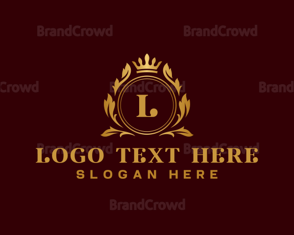 Luxury Organic Crown Logo