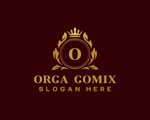 Luxury Organic Crown Logo
