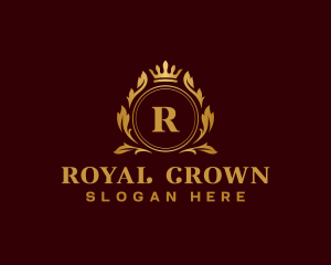 Luxury Organic Crown logo design