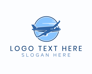 Jet Plane Travel Logo