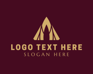 Firm - Luxury Arrow Letter A logo design