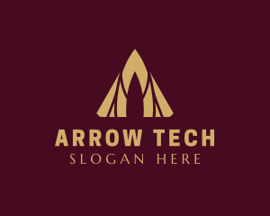 Arrow - Luxury Arrow Letter A logo design