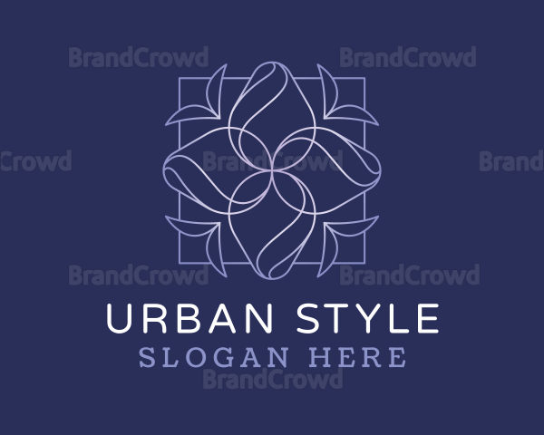 Luxury Rosebuds Frame Logo