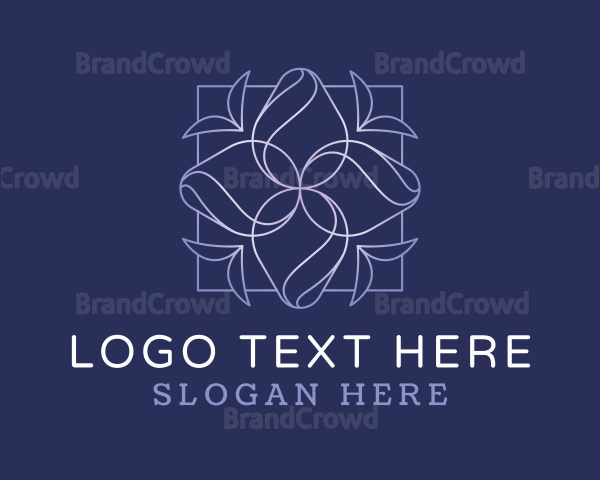 Luxury Rosebuds Frame Logo