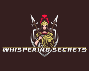 Goddess Spear Shield logo design