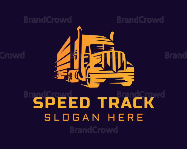 Courier Truck Express Logo
