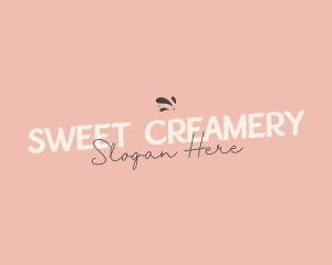 Sweet Bakeshop Wordmark logo design