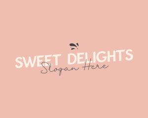 Sweet Bakeshop Wordmark logo design