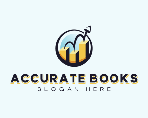 Bookkeeper - Graph Finance Analytics logo design