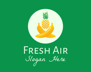 Fresh Tropical Fruits logo design