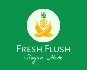 Fresh Tropical Fruits logo design