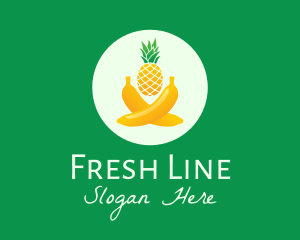 Fresh Tropical Fruits logo design