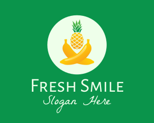 Fresh Tropical Fruits logo design