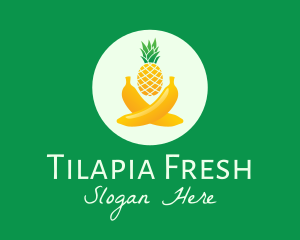 Fresh Tropical Fruits logo design