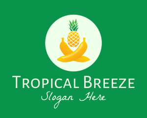 Fresh Tropical Fruits logo design