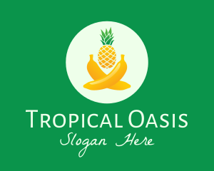 Tropical - Fresh Tropical Fruits logo design