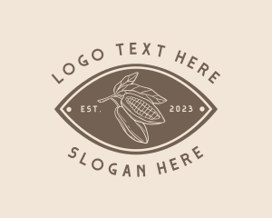 Bean - Retro Cocoa Chocolate logo design