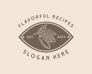 Cookbook - Retro Cocoa Chocolate logo design