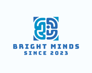 It Expert - AI Brain Technology logo design